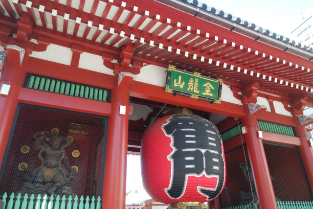 浅草寺、雷門